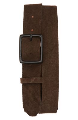 rag & bone Rugged Leather Belt in Brown