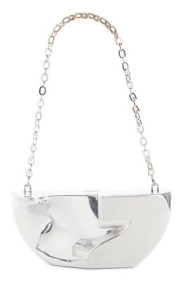 Givenchy Small Metal Clutch in 040-Silvery