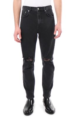AMENDI Axel Ripped Athletic Tapered Organic Cotton Jeans in Sweet Moon