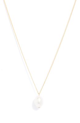 Poppy Finch Pearl Pendant Necklace in 14Kyg