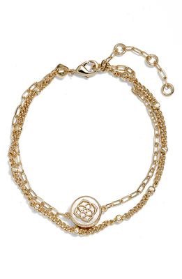 Kendra Scott Dira Chain Bracelet in Mother Of Pearl