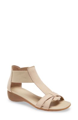 The FLEXX 'Band Together' Sandal in Beige Nubuck Leather