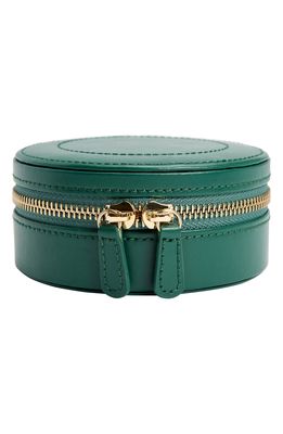 WOLF Sophia Mini Circle Zip Case in Forest Green