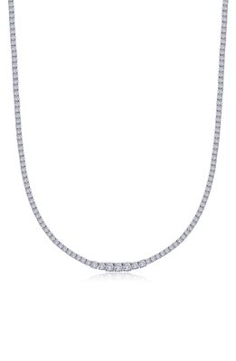 Lafonn Rivera Simulated Diamond Tennis Necklace in White
