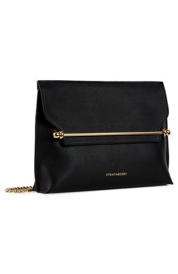 Strathberry Stylist Leather Shoulder Bag in Black