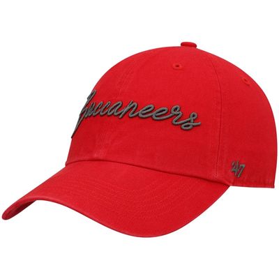 Women's '47 Red Tampa Bay Buccaneers Vocal Clean Up Adjustable Hat