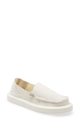 Sanuk Donna Slip-On Sneaker in White