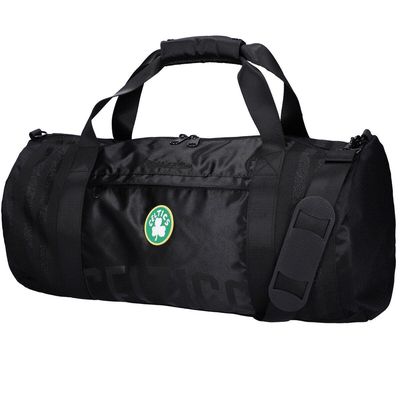 Mitchell & Ness Boston Celtics Hardwood Classics Satin Duffel Bag in Black