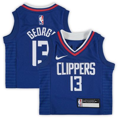 Infant Nike Paul George Royal LA Clippers 2020/21 Jersey - Icon Edition