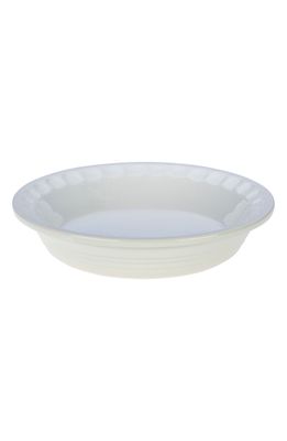 Le Creuset Heritage 9-Inch Stoneware Pie Dish in White