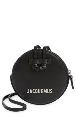 Jacquemus Le Pitchou Circle Neck Pouch in Black
