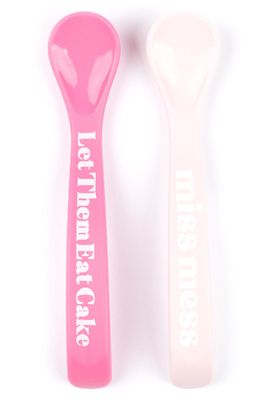 Bella Tunno Eat Cake 2-Pack Spoons in Pink