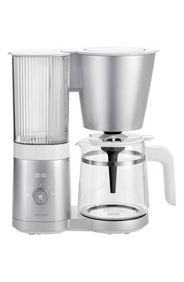 ZWILLING Enfinigy 12-Cup Drip Coffee Maker in Silver