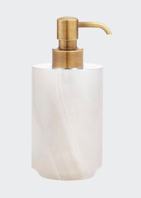 Hielo Pump Dispenser - with Brushed Brass Pump