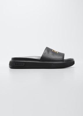 Men's Jaxons B-Chain Leather Slides