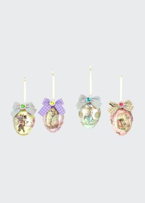 Easter Rabbit Ornaments, Box of 4 - 4"