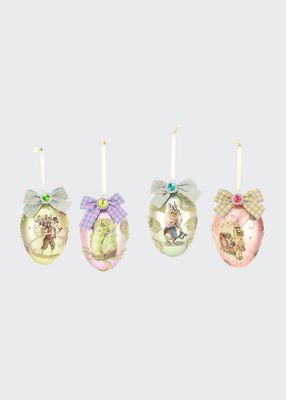Easter Rabbit Ornaments, Box of 4 - 5"