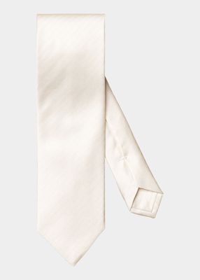 Men's Herringbone Silk Wedding Tie