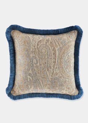 Edessa Pillow With Fringe, 18X18"