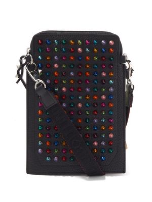 Christian Louboutin - Loubilab Spiked Leather Phone Pouch - Mens - Black