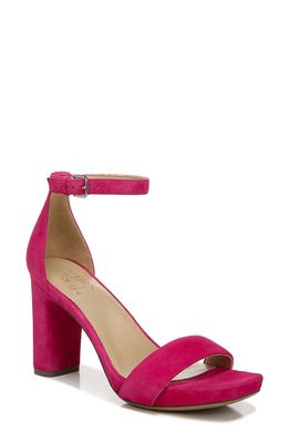 Naturalizer Joy Ankle Strap Sandal in Berry Suede