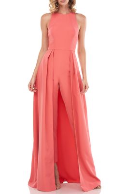Kay Unger Amber Maxi Romper in Persimmon