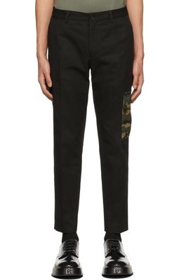 Dolce & Gabbana Black Reborn To Live Tailored Trousers