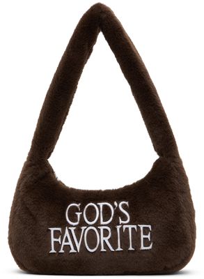 Praying Brown 'God's Favorite' Shoulder Bag