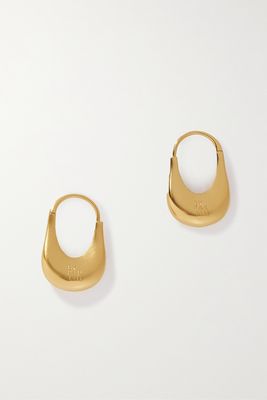 By Pariah - Jug Recycled Gold Vermeil Hoop Earrings - one size