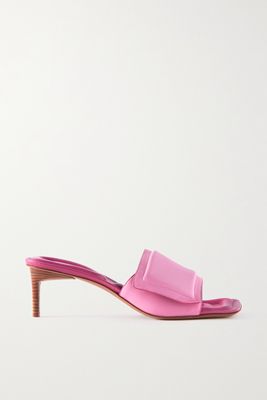 Jacquemus - Piscine Leather Mules - Pink