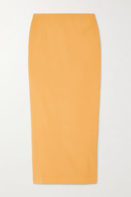 Jacquemus - Pina Stretch-wool Maxi Skirt - Orange
