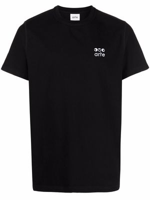 ARTE logo-print cotton T-shirt - Black