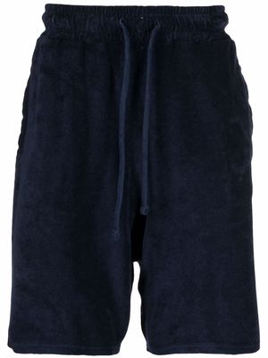 Costumein fleece elasticated-waist shorts - Blue