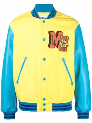 Moschino colour-block bomber jacket - Yellow