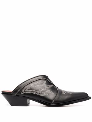 Sonora Tulum western mules - Black