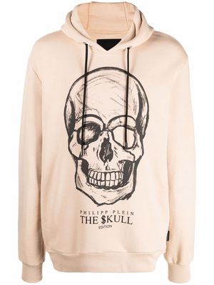 Philipp Plein The Skull print hoodie - Neutrals