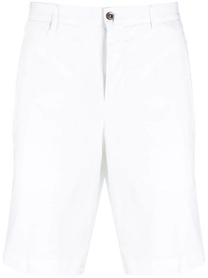 Pt01 mid-rise knee-length shorts - White