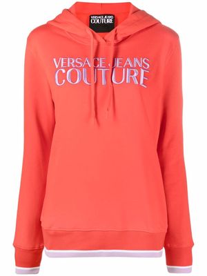 Versace Jeans Couture embroidered-logo drawstring hoodie
