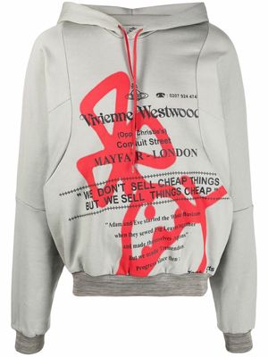 Vivienne Westwood logo-print pullover hoodie - Green