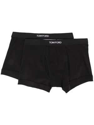 TOM FORD two-pack logo waistband boxers - Black