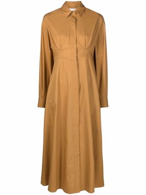 IVY & OAK mid-length cotton shirt dress - Brown