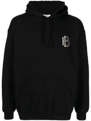 Blood Brother North Laine embroidered logo-patch hoodie - Black