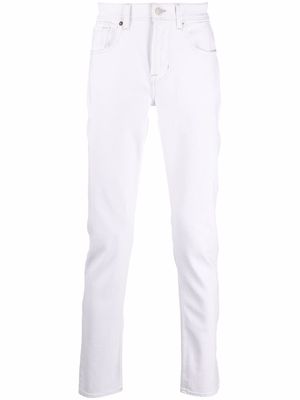 7 For All Mankind slim tapered jeans - White