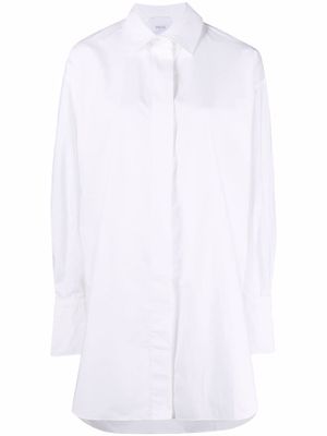 Patou logo-print long-sleeved shirt - White