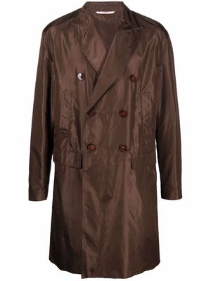 Valentino double-breasted midi coat - Brown