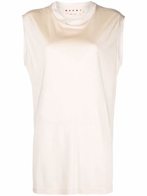 Marni sleeveless longline vest - Neutrals