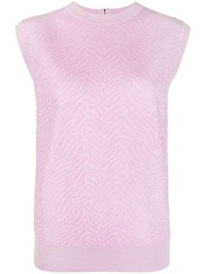 PS Paul Smith sleeveless knitted top - Pink