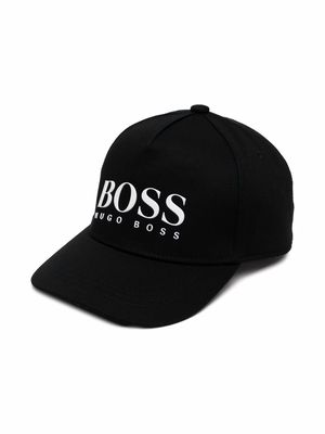 BOSS Kidswear embossed-logo baseball cap - Black