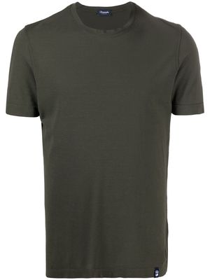 Drumohr round neck short-sleeved T-shirt - Green