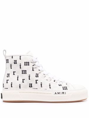 AMIRI Court logo-print sneakers - White